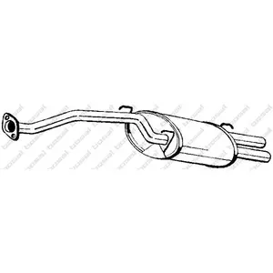 Einddemper 115753 Bosal pas cher