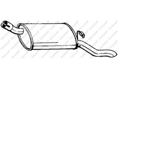 Einddemper 185965 Bosal pas cher