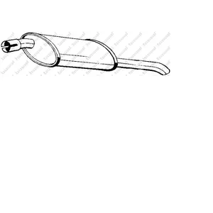 Einddemper 185009 Bosal pas cher