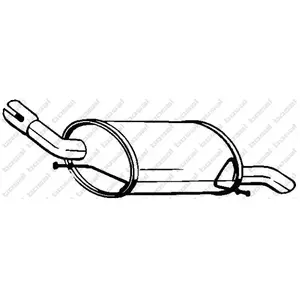 Bosal Einddemper pas cher