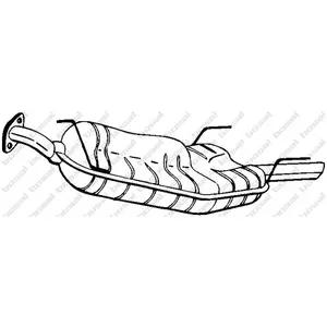 Einddemper 185109 Bosal pas cher