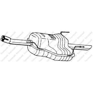 Einddemper 185307 Bosal pas cher