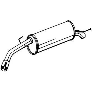 Einddemper 185435 Bosal pas cher