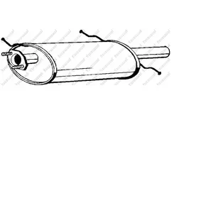 Einddemper 171257 Bosal pas cher