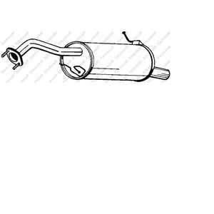 Einddemper 171197 Bosal pas cher