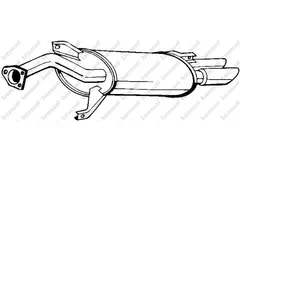 Einddemper 177243 Bosal pas cher