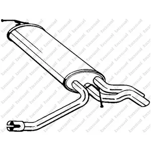 Einddemper 175087 Bosal pas cher