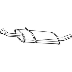 Middendemper 175013 Bosal pas cher