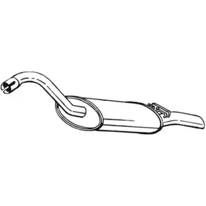 Einddemper 105017 Bosal pas cher