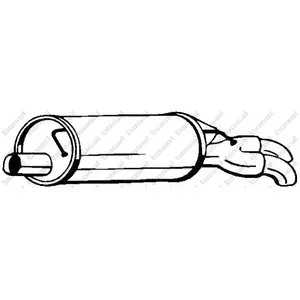 Einddemper 105147 Bosal pas cher