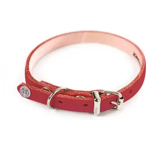 COLL CUIR 10-31CM ROUGE MARTIN SELLIER