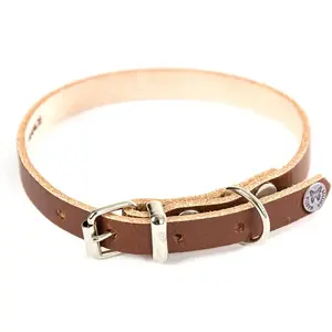 Martin Sellier Collier Pour Chien En Cuir Martin Sellier 31/62 Cm Mixte Marron