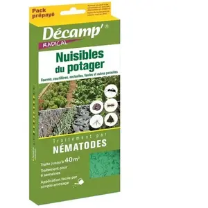 Traitement par Nématodes - DECAMP' - Nuisibles du potager - Pour 6 semaines - Jusqu'à 40 m²Vendu parcdiscount