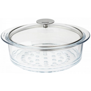 CRISTEL - Cuit vapeur en verre 24cm pas cher