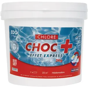 EDGACCESS Chlore choc + galets 250g 3 kg EDG pas cher