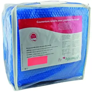 Bâche à bulles Pour Piscine Bois 5.50 X 3.60 M - 180 Microns - Bleu - ...
