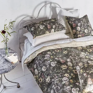 Guild Housse De Couette Imprimée En Satin De Coton, Mansur