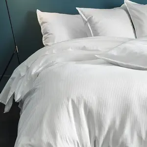 Essix Housse De Couette Unie En Satin De Coton, Grand Hotel