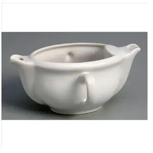 Saucière gras et maigre tradition - Porcelaine Girard - Blanc - Porcelaine pas cher