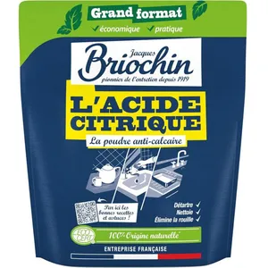 BRIOCHIN Acide citrique - Poudre anti-calcaire - Naturel - Sachet 900G - Brioch... pas cher