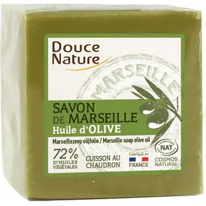 Comparateur de prix : Douce Nature Savon De Marseille À L'huile D'olive Vert 300 G- Douce Nature