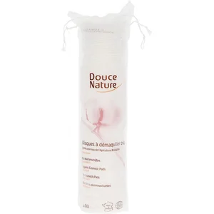 Douce Nature - Disques à démaquiller en coton BIO - 80 pièces pas cher