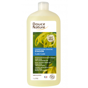 Douce Nature Shower Gel & Shampoo Ylang Ylang Relaxing 1 Liter pas cher