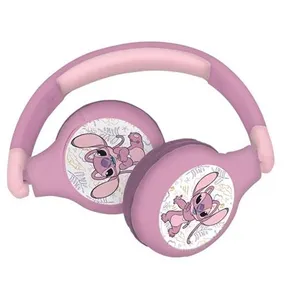 Comparateur de prix : Lexibook Casque 2 en 1 Bluetooth® et Filaire confortable et pliable pour enfants avec limitation de son Angel