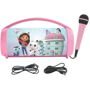 Comparateur de prix : Lexibook Enceinte Bluetooth® Sans-Fil Lumineuse avec Micro Gabby et la Maison Magique