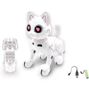 Robot chat Power Kitty - LEXIBOOK - Programmable, tactile, avec télécommande et contrôle gestuel pas cher