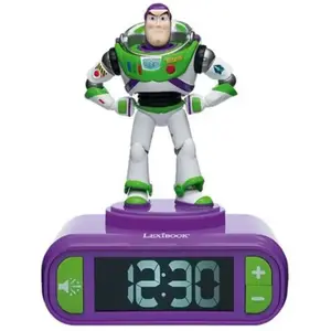 Réveil-veilleuse avec effets sonores Lexibook Buzz Toy Story pas cher
