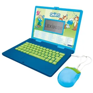 Lexibook Ordinateur éducatif bilingue Schtroumpfs avec 124 activités (EN/FR) pas cher