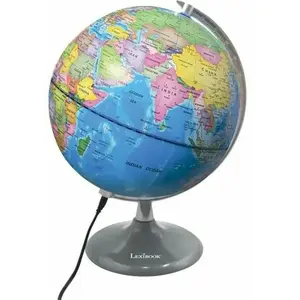 Globe terrestre lumineux Lexibook Luminous Day & Night Globe (EN) pas cher