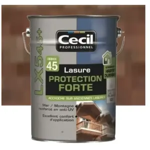 cecil Lasure protection forte LX 545 5 L Noyer pas cher