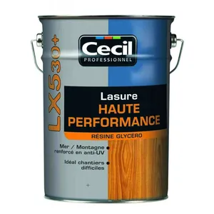 Lasure - CECIL - LX530+ - Incolore - Glycérophtalique - Extérieur pas cher
