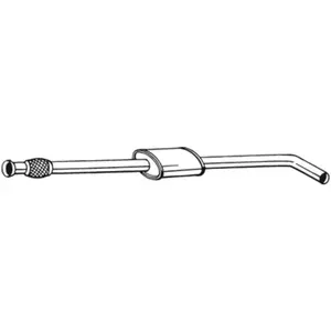 Silencieux intermédiaire bosal 282-825