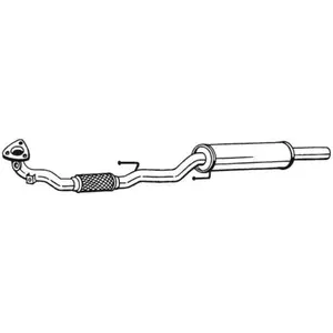 Silencieux central bosal 287-159