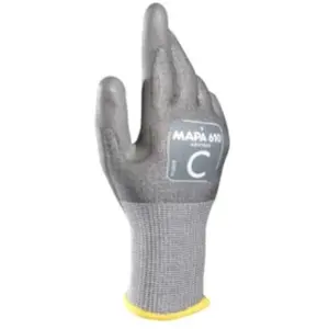 Mapa, Gants de protection, Gants de travail Krytech, polyuréthane gris... pas cher