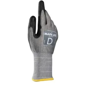 Mapa, Gants de protection, Gants de travail Krytech, polyuréthane gris, taille 10, L (10, L)