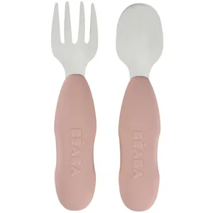 Beaba Lot de 2 précouverts inox Barbe à papa pas cher