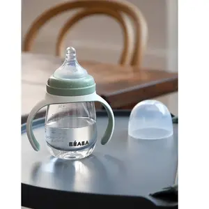 Comparateur de prix : Béaba BEABA, Biberon/Tasse d'apprentissage /Tasse paille 300 ml, Vert sauge
