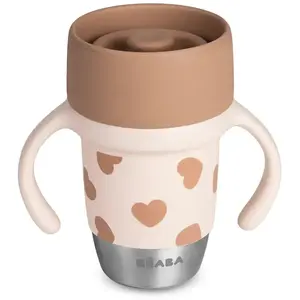 Béaba Tasse d'apprentissage inox Click and drink BigLove pas cher