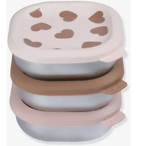Béaba Lot de 3 boîtes repas inox multi-usage BigLove (250 ml) pas cher