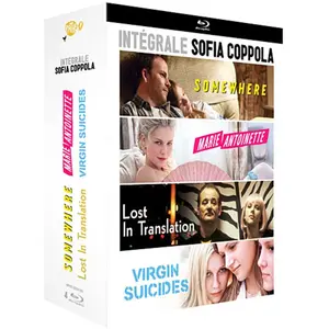 PATHE VIDEO Somewhere - Marie-Antoinette - Virgin Suicide - Lost in Translation - Coffret Blu-Ray pas cher