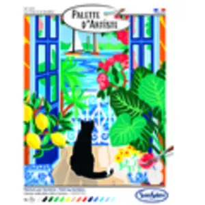 Comparateur de prix : Sentosphere Malen nach Zahlen Katze am Fenster