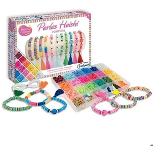 SentoSphere Bracelets de perles Heishi - Pompons pas cher
