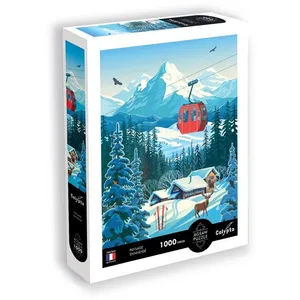 SentoSphere Calypto Illustration - Paysage Enneigé 7201 pas cher