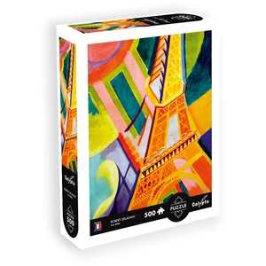 Puzzle - SENTOSPHERE - Calypto - 500 pièces - Tour Eiffel - Robest Delauney - Toucher soyeux - Dès 8 ans pas cher