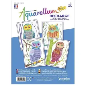 SentoSphere Recharge Aquarellum Junior : Hiboux Sentosphère pas cher