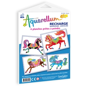 SentoSphère Recharge Aquarellum Junior Chevaux